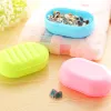 For a super cute cartoon trip, carry a covered soap box, a teddy bear practical soap dish, a soap plate, and a candy-colored soap box Specification image